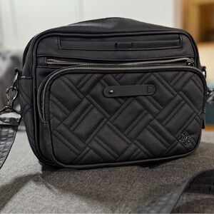 Lug Carousel XL in Black Vegan Leather (VL)